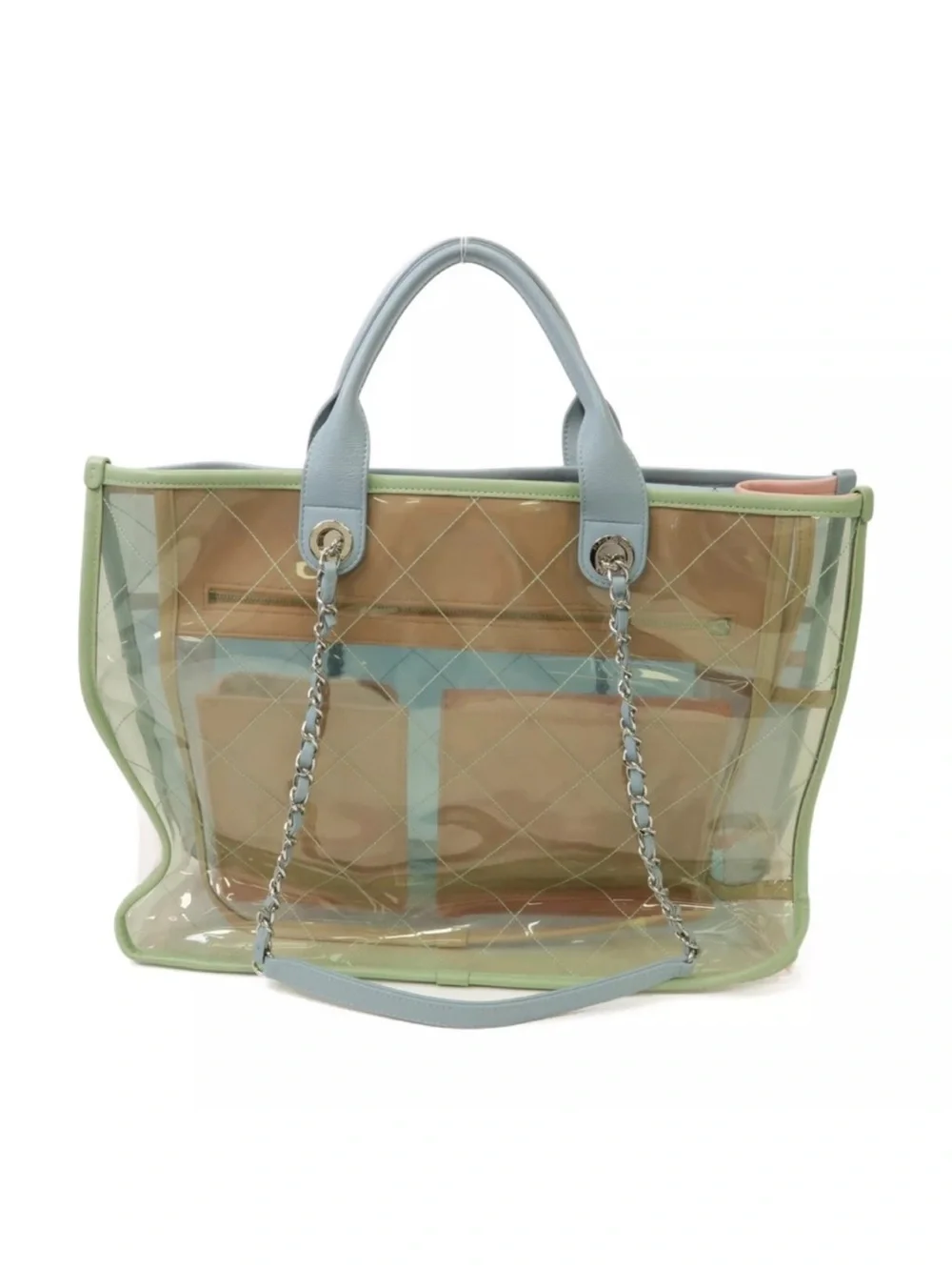 💎 RUNWAY 💎 SPLASH Chanel Clear PVC Tote Bag - Picture 7 of 14